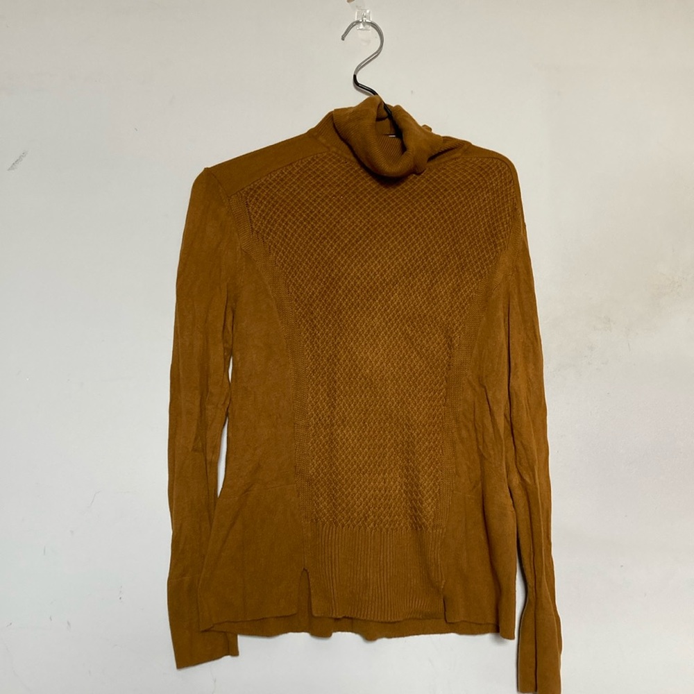 Goldenrod Turtleneck Cardigan